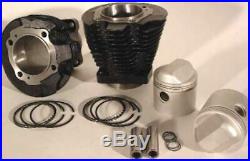 Honed Fitted 1000cc Cylinder & Piston Engine Kit 73-85 Harley Sportster Ironhead