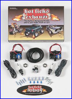 Hot Licks Exhaust Flamethrower Dual Exhaust Kit for Motorcycles All Vehicles