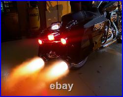 Hot Licks Exhaust Flamethrower Dual Exhaust Kit for Motorcycles All Vehicles
