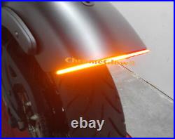Kawasaki Vulcan S Fender Eliminator LED Brake & Turn Signal Light Bar Kit Smoke