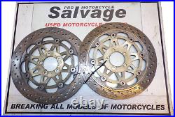 Kawasaki Zxr 750 1989 H1brake Discs Frontused Motorcycle Parts