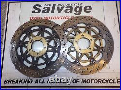 Kawasaki Zxr 750 1989 H1brake Discs Frontused Motorcycle Parts