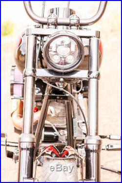 LED SCHEINWERFER 5,75 mit Standlicht Harley Davidson DYNA Street Bob CHROME