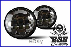 LED Zusatzscheinwerfer, Harley Davidson, 4 Zoll, Road King, Electra Glide CHROME