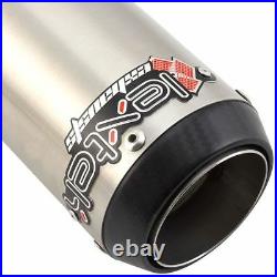 LEXTEK CP1 Stainless Steel Stubby GP Style 51mm Slip On End Can Exhaust Silencer