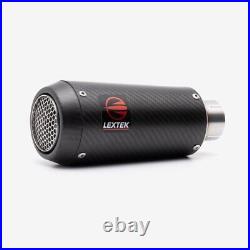 Lextek Carbon Fibre CP9C Exhaust Silencer 180mm 51mm Easy to Replace Exhaust