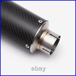 Lextek Carbon Fibre CP9C Exhaust Silencer 180mm 51mm Easy to Replace Exhaust