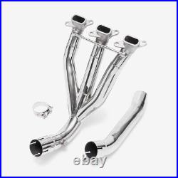 Lextek Exhaust Header for Triumph Explorer 1200 (12-18) for Triumph Polished