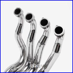 Lextek Stainless Steel Header for BMW S1000 RR 2010-2014 Polished Front CMPO