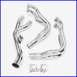 Lextek Stainless Steel Header for BMW S1000 RR 2010-2014 Polished Front CMPO