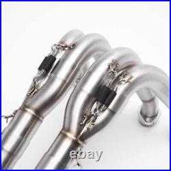 Lextek Stainless Steel Header for Yamaha YZF-R6 2017-2022 Bare Exhaust Header