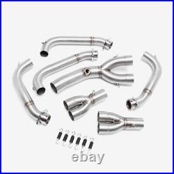 Lextek Stainless Steel Header for Yamaha YZF-R6 2017-2022 Bare Exhaust Header