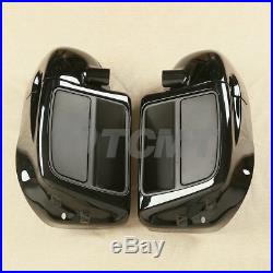 Lower Vented Fairing With 6.5 Speaker Box Pod For Harley Touring Glide 2014-2019