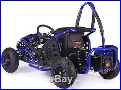 MAD MAX off-road buggy Go-kart electric 48v 1kw Rocker quad pit bike blue BMX