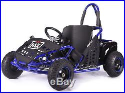 MAD MAX off-road buggy Go-kart electric 48v 1kw Rocker quad pit bike blue BMX