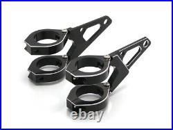 Motorcycle Headlight Brackets 32-33mm Cafe Racer Brat Scrambler HIGH QUALITY