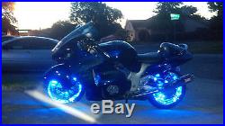 Motorcycle wheel lighting system PUCK system