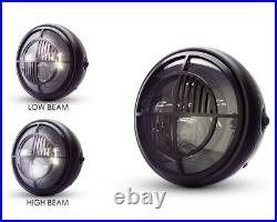 NEW 7.7 Inch LED Headlight with Retro Grill for BMW K 75 100 1100