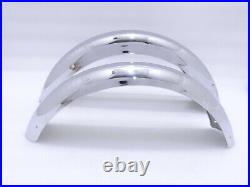 NEW CHROMED FENDERS 500CC(PAIR) SUITABLE FOR ROYAL ENFIELD (code2849)