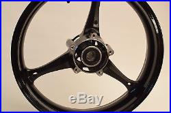NEW GLOSS BLACK Front Wheel GSXR 600 750 2006-2007 GSXR 1000 2005-2008 Rim GSX-R