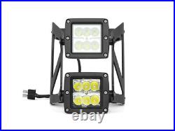 NEW LED Headlight Streetfighter Motorcycle Dual Stacked for 50-51mm Forks