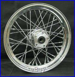 New Chrome 16 X 3 40 Spoke Rear Wheel Rim Harley Softail Dyna Sportster FXR