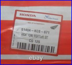 New HONDA CG125 FRONT FORKS SHOCK ABSORBERS GENUINE HONDA PARTS NOT CHEAP COPIES