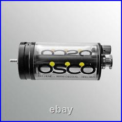 OSCO Black Automatic Motorcycle Chain Oiler Kit Universal Fitment + 100 ml Oil