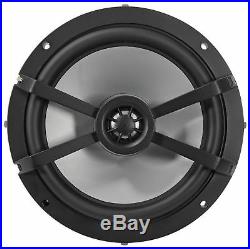 Pair KICKER 45KM654 6.5 390 Watt Black Marine Wakeboard Tower Boat Speakers