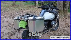 Pannier System (Left+Right Bags) For BMW R1200GS 2013-2018 ADVENTURE LOCKS+MOUNT