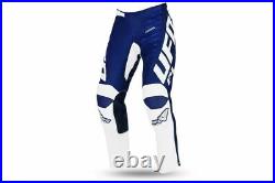 Pantalon motocross enfant UFO Kimura bleu/blanc taille 30