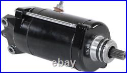 Parts Unlimited Motorcycle Starter Motor Black Vendor No# 410-54138