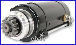 Parts Unlimited Motorcycle Starter Motor Black Vendor No# 410-54142