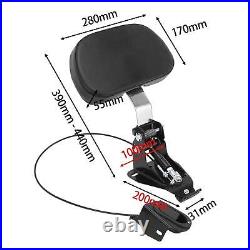 Rider Backrest Upgrade Mounting Adjustable Spare Parts 09-23 Riders