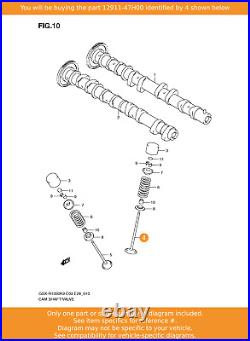 SUZUKI Valve, Intake, 12911-47H00 OEM