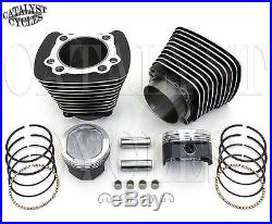 Sportster Big Bore Conversion Kit 883 to 1200 Black Cylinders with 9.51 Pistons
