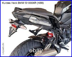 Tail tidy, short license plate holder for a BMW S1000XR Gen2, K69