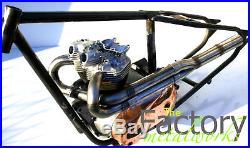 Triumph unit exhaust pipes bobber chopper cafe 650 750 engine frame motor custom