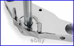 Ultima Smooth Blind Chrome Billet Triple Trees Harley Softail FXST 41MM 5 Degree