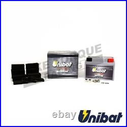 Unibat ULT1B Motorcycle Battery and Charger for Polaris 0 Outlaw 2016