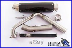 Yamaha YZF125 R 125 YZF125R Carbon Exhaust 08-15 2008-2015 UK stock